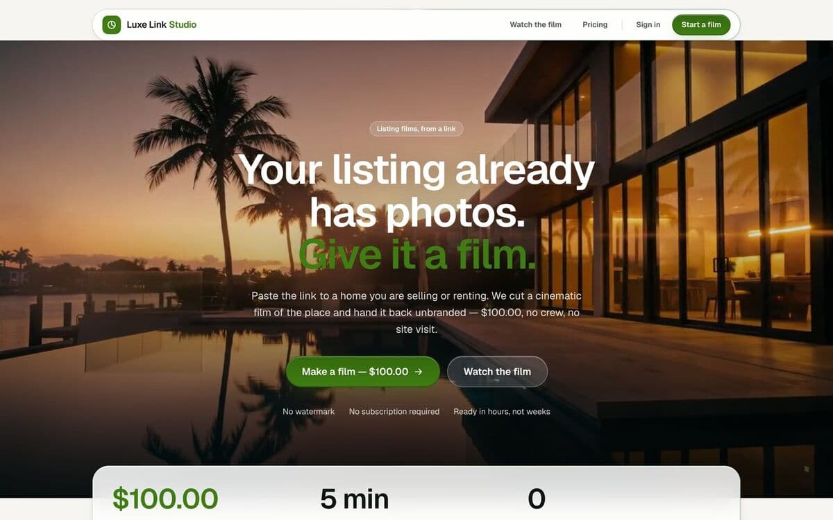 Luxe Link Studio screenshot