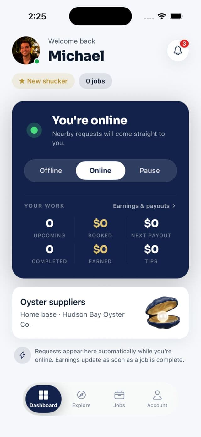 RIFCOS: The shucker app