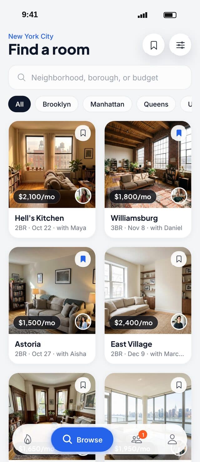 Room-ez: Browse rooms